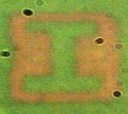 Image of the Illinois “I” logo recorded by the plasmonic film; each bar in the letter is approximately 6 micrometers.