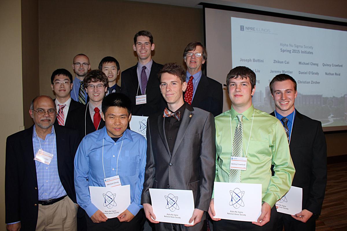NPRE Students Recognized for Academic Achievement at 2015 Honors Banquet