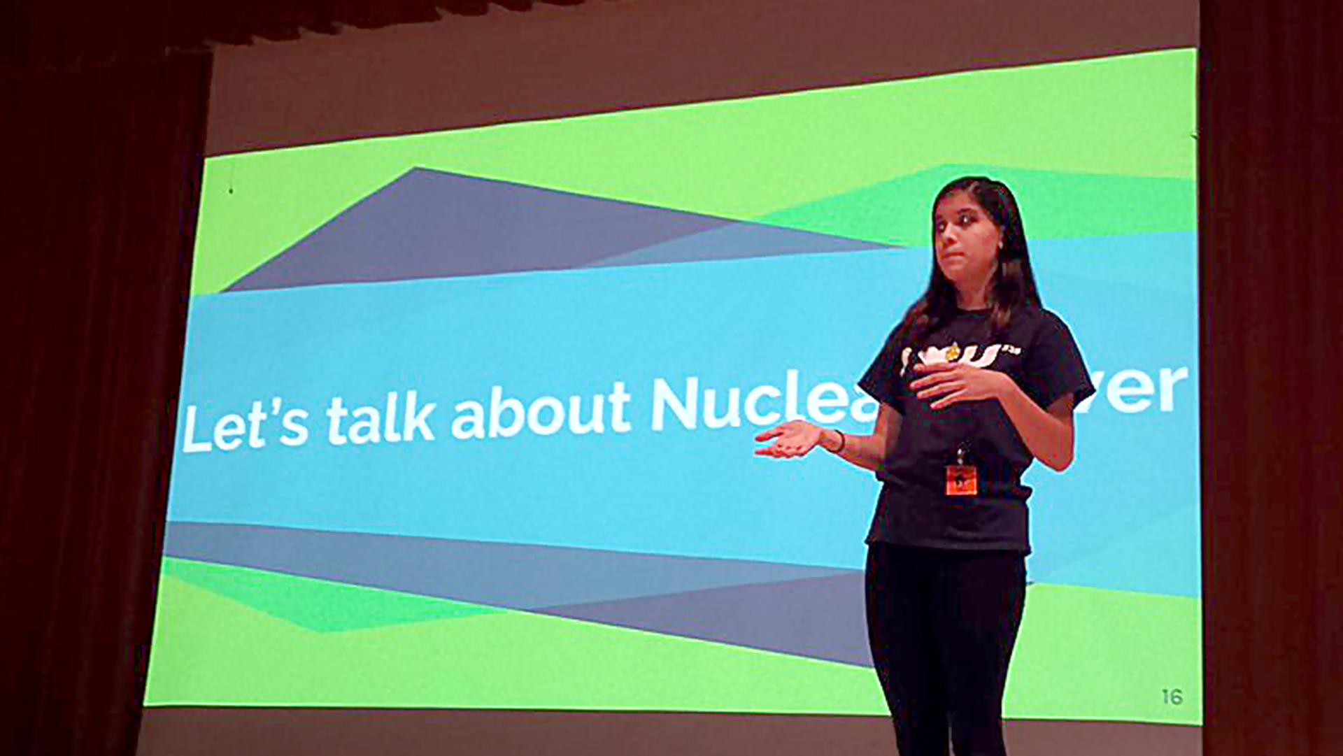 Telling tales of nuclear energy, NPRE junior falls in love with teaching