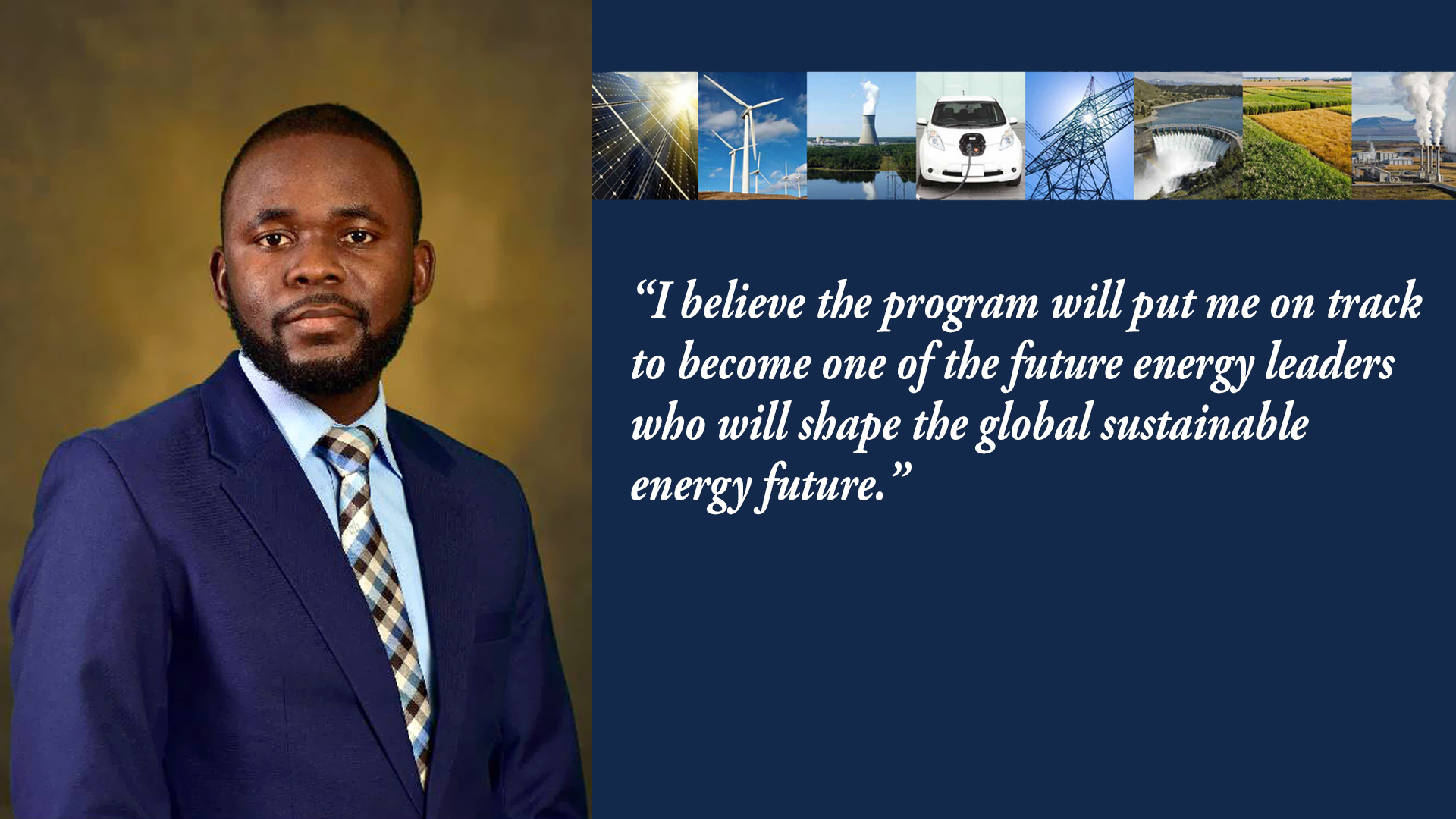 Energy professional sees Energy Systems degree as means to broaden knowledge