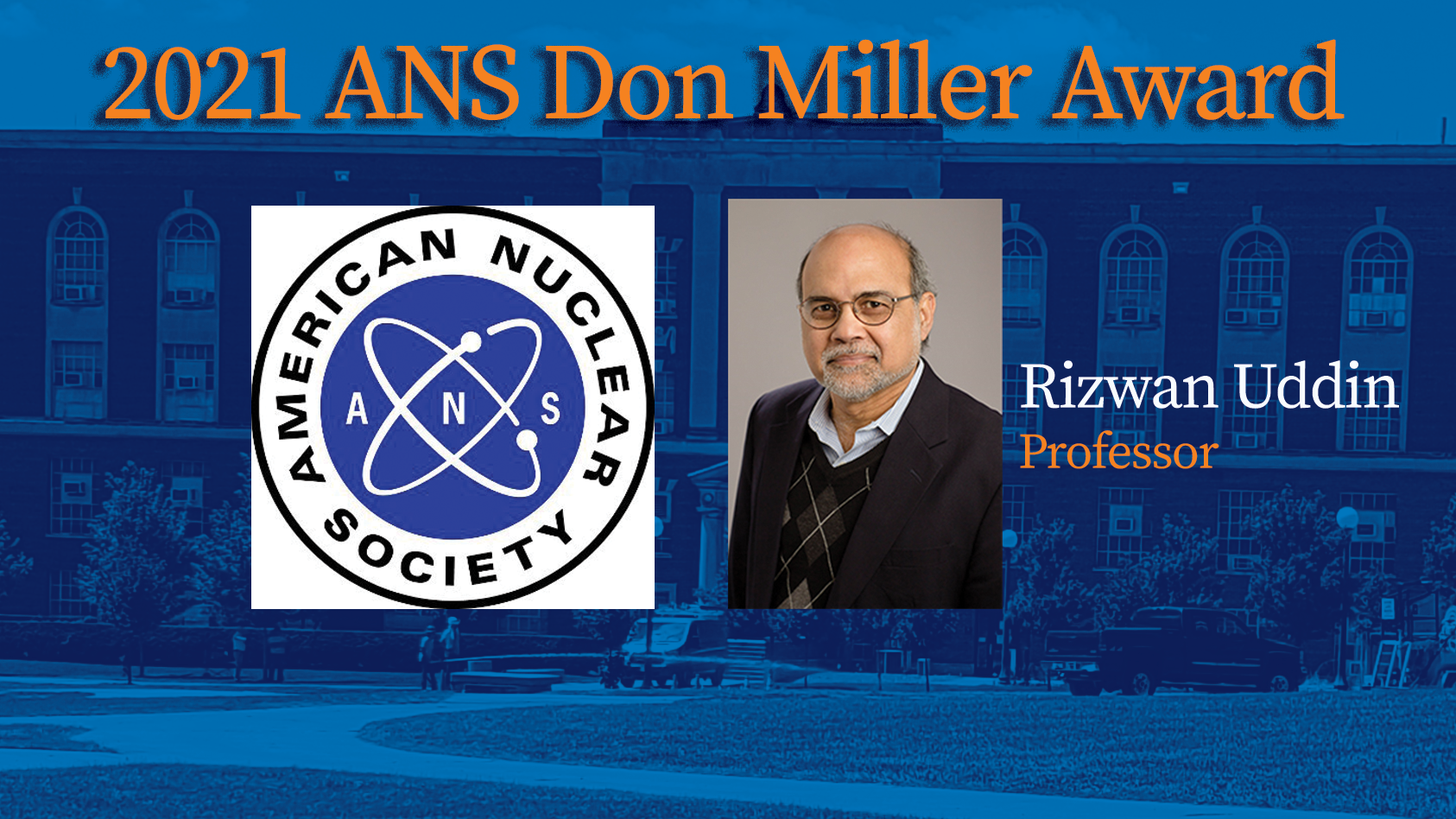 Uddin wins ANS Don Miller Award