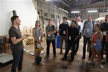 Charles Adler, Founder of Kickstarter, talks to students