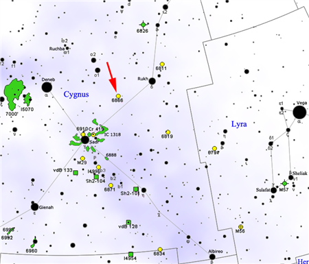 The location of Tabby's Star