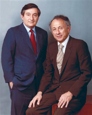Mickey Kupperman, left, and Sidney Epstein