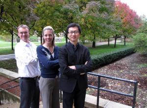 New NPRE faculty (from left): Tomasz Kozlowski, Clair Sullivan, and Yang Zhang