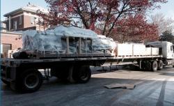 The HIDRA facility began arriving today on the Illinois campus.