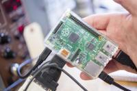 Students used a Raspberry Pi to program their detectors.