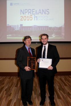 Department Head Jim Stubbins and Justin Weberski