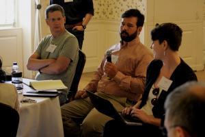 From left: Yarden Livnat, University of Utah; Ross Hays, Idaho National Laboratory; Kathryn Huff, University of Illinois at Urbana-Champaign