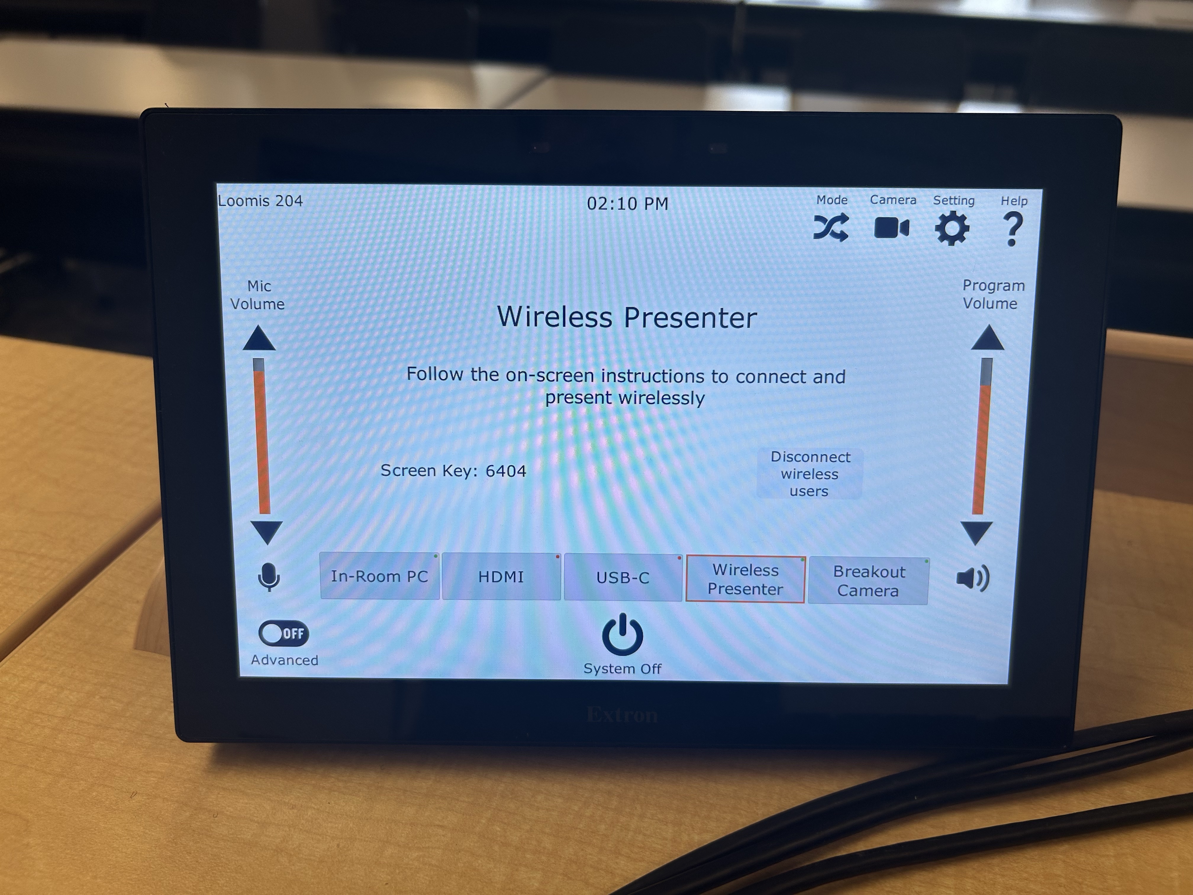 Image of Loomis_204_Touch_Panel