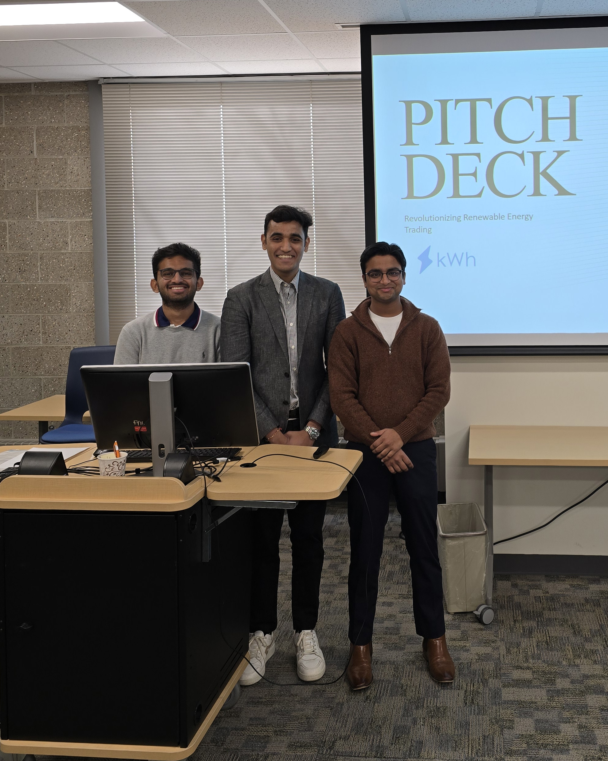 Yash Khandelwal, Arham Shah, & Parshwa Patel (2nd Place | kWh Ledger)