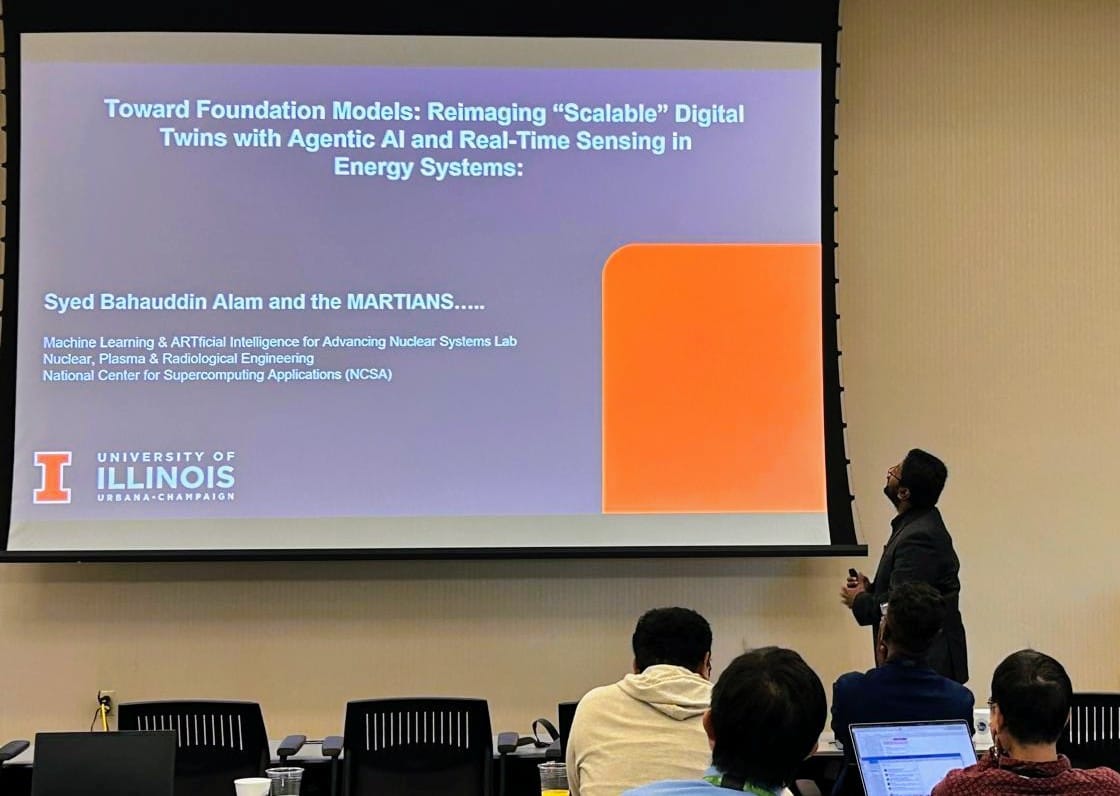 Alam delivers plenary invited talk at U.S. DOE’s Oak Ridge National Laboratory on foundation models