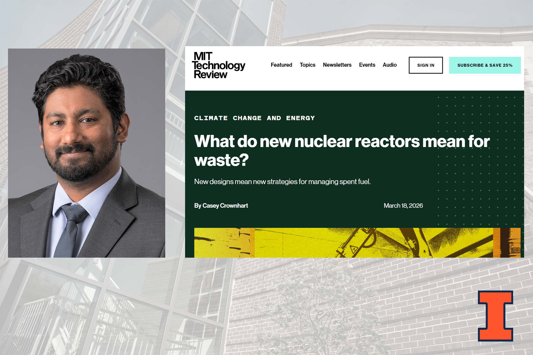 MIT Technology Review features NPRE's Alam among expert voices on nuclear energy