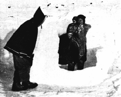 Eskimo igloo at Baker Lake