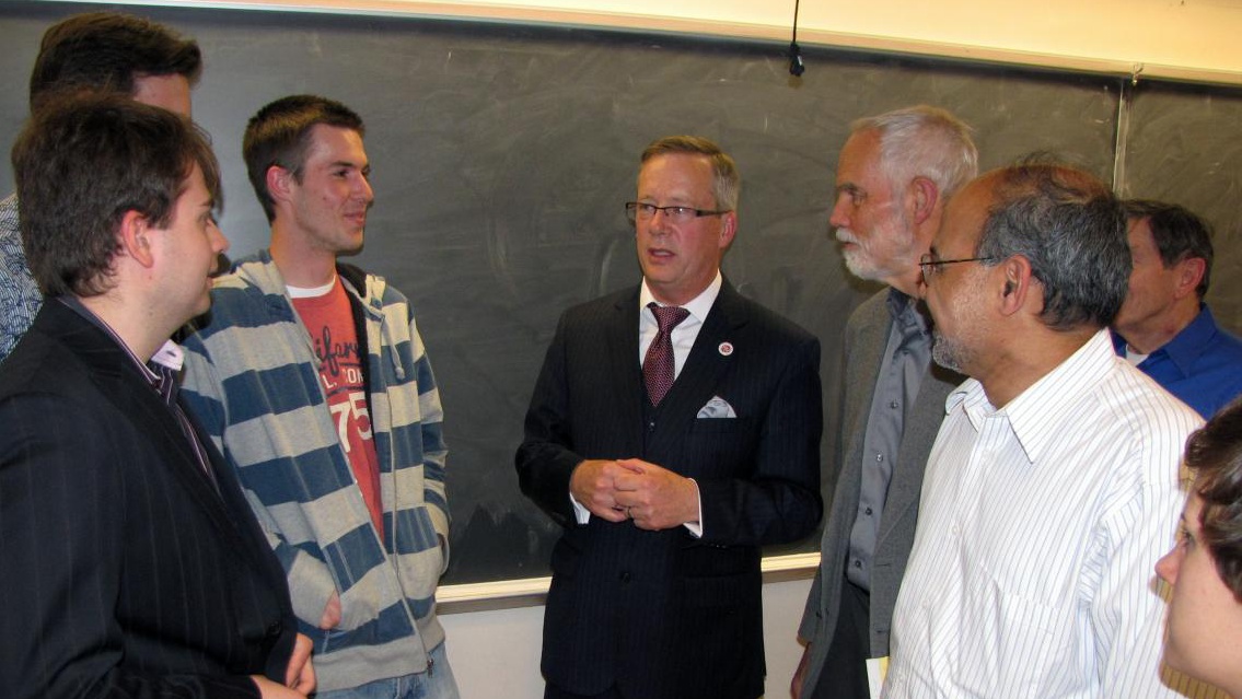 ANS President Loewen Visits NPRE