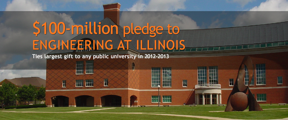 Grainger Foundation Pledges $100 Million to Engineering at Illinois