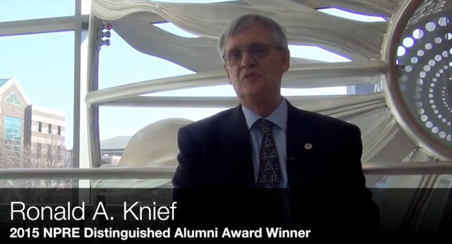 Knief Chosen as 2015 NPRE Distinguished Alumnus