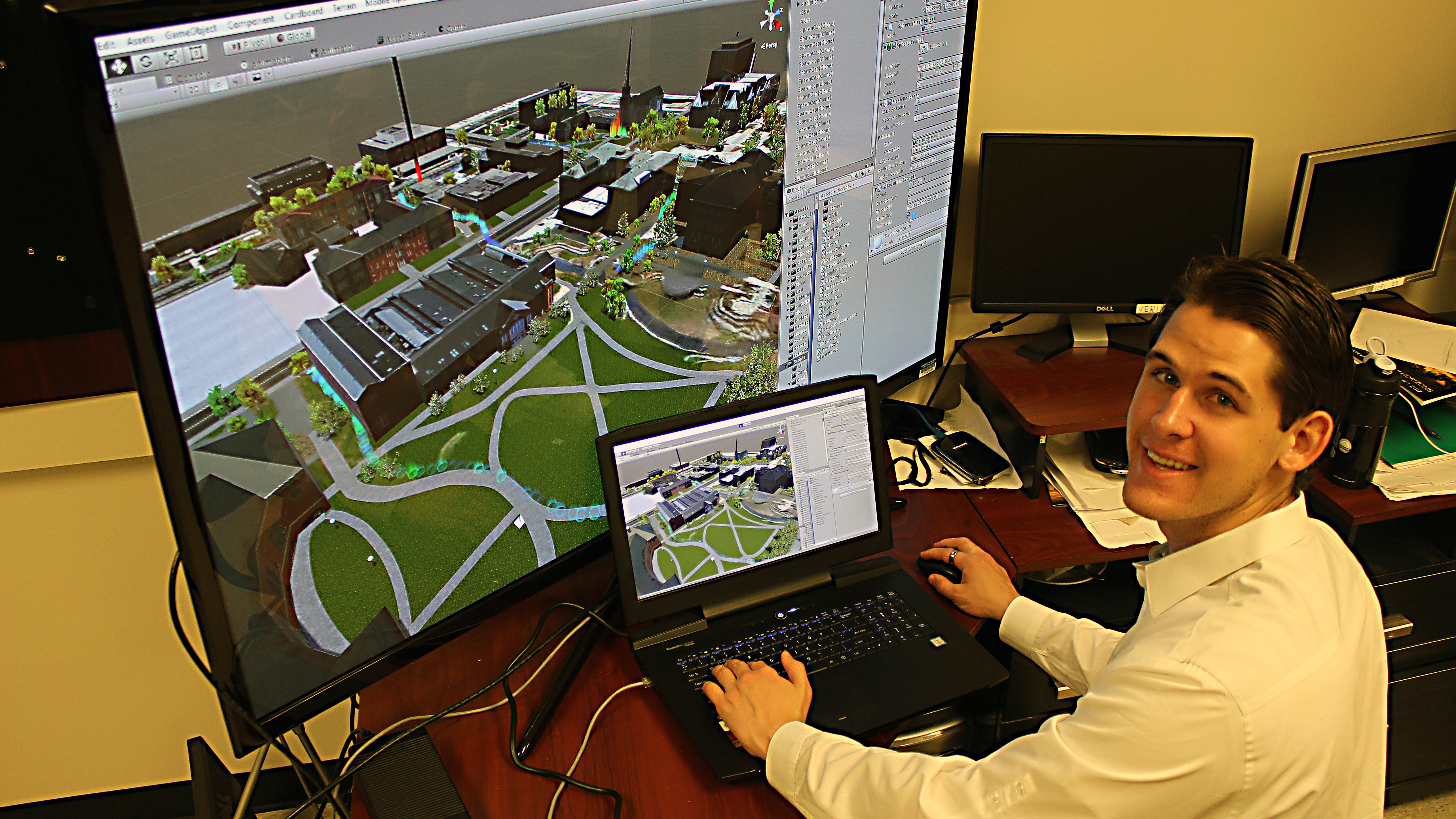 NPRE student’s virtual model reveals Engineering campus radiation levels