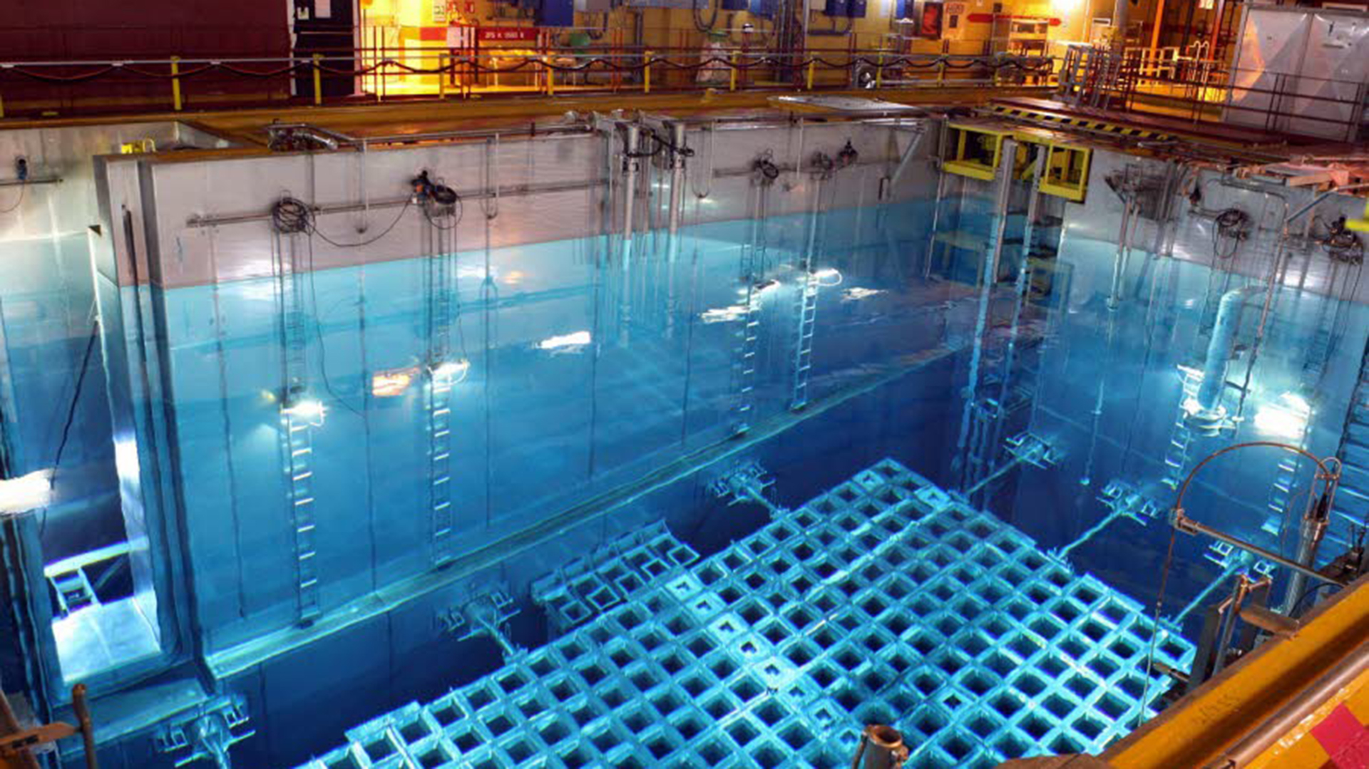 nuclear waste storage pool