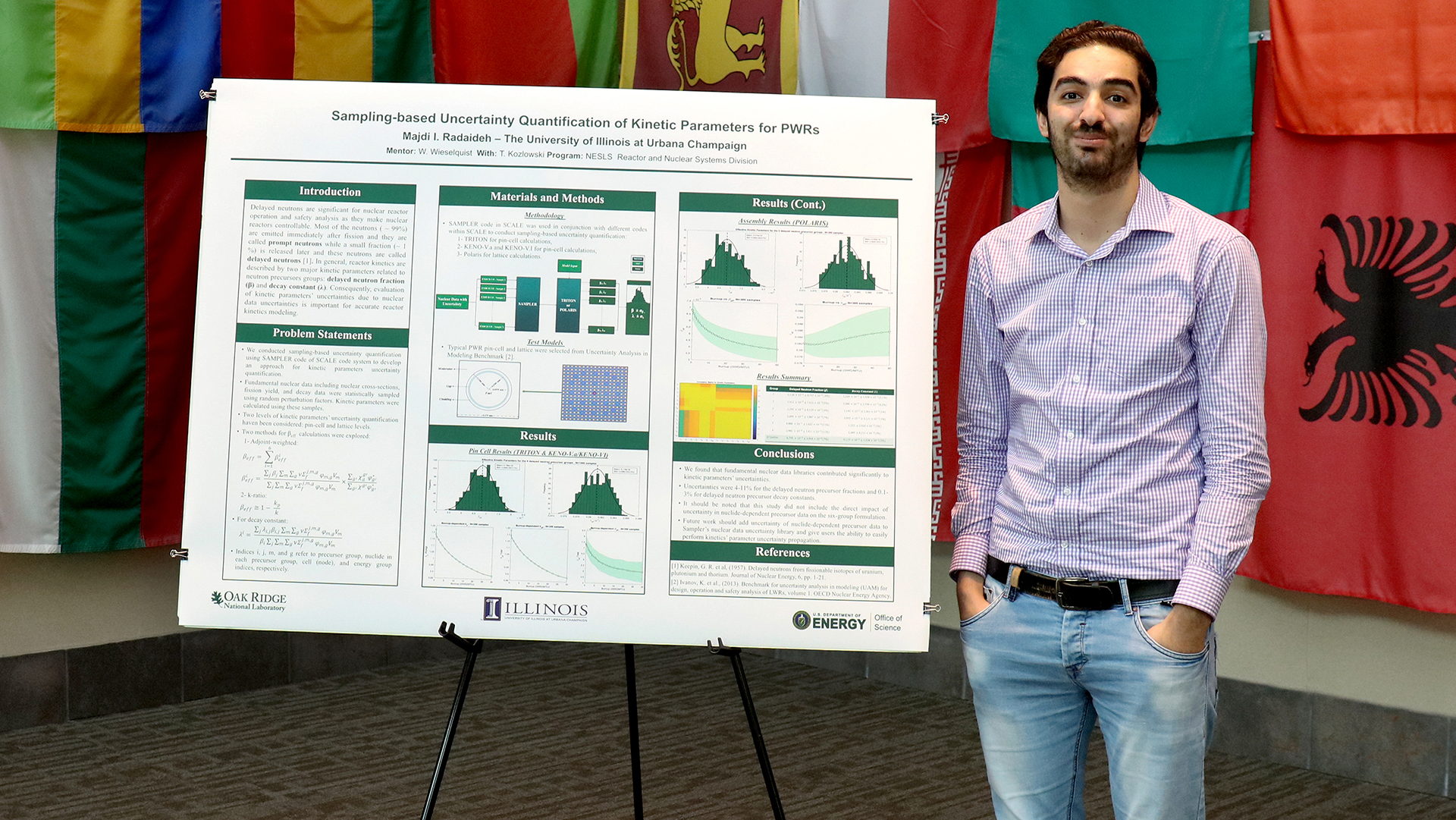 NPRE PhD student gains ORNL recognition for nuclear modeling, uncertainty quantification work