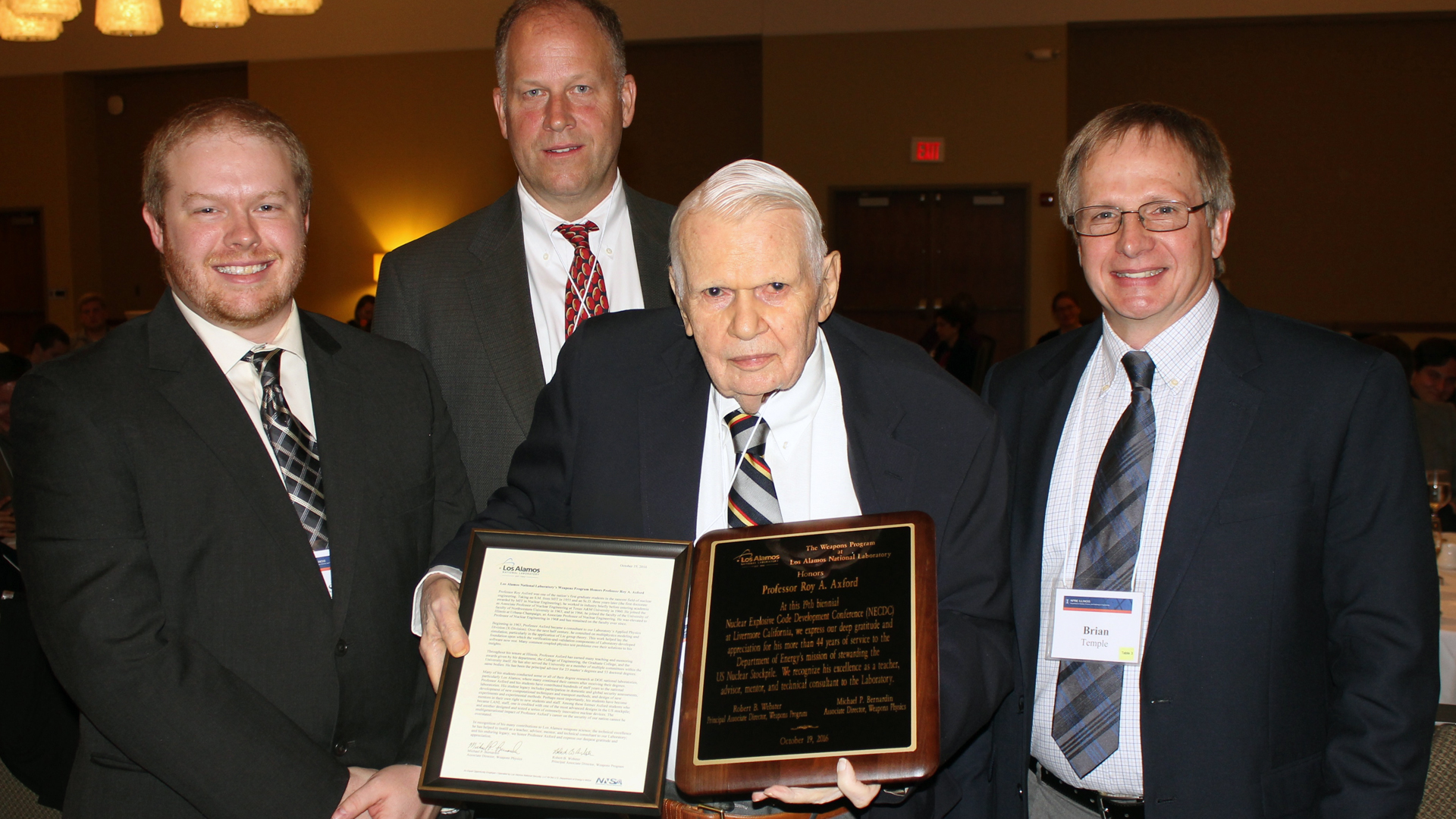 Prof. Roy Axford retires after 51 years of service to Illinois and the country