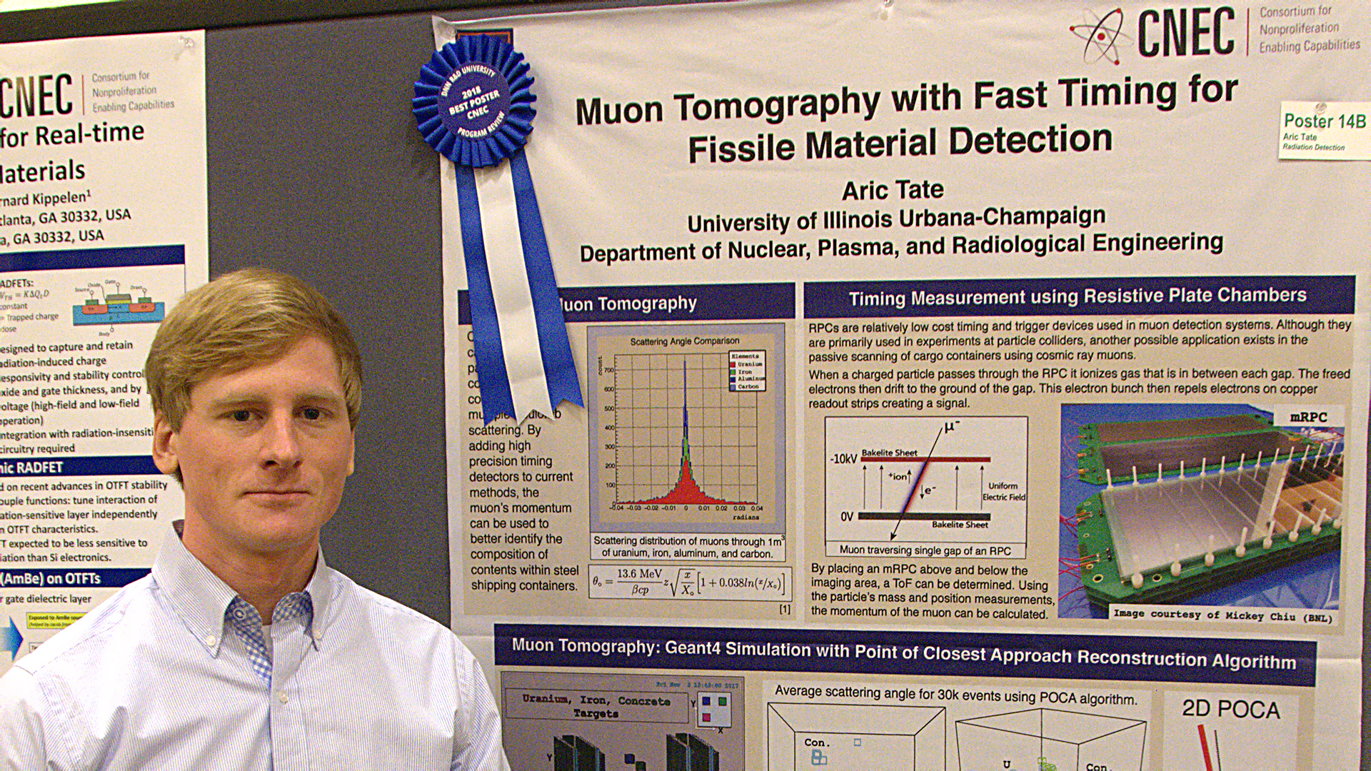 NPRE graduate student awarded Best Poster in national-level nuclear security meeting