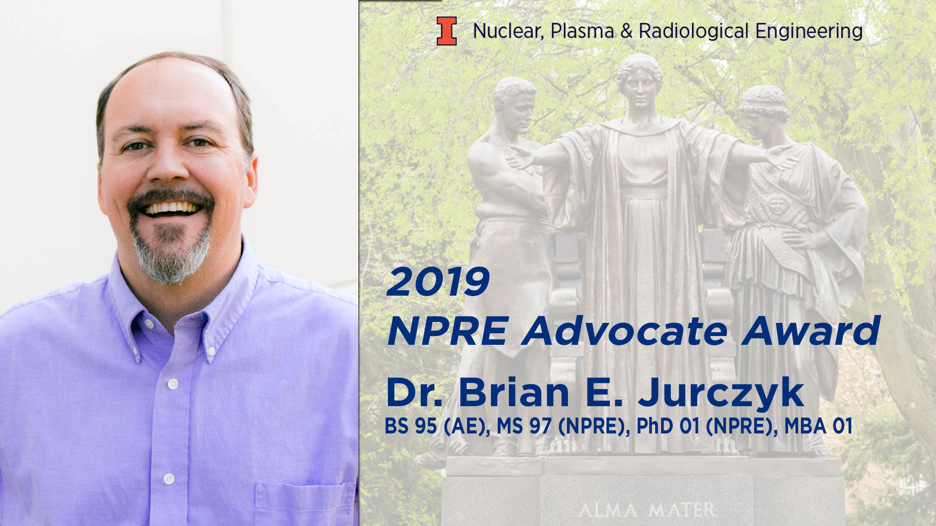 Alumnus Brian Jurczyk chosen for 2019 Advocate Award