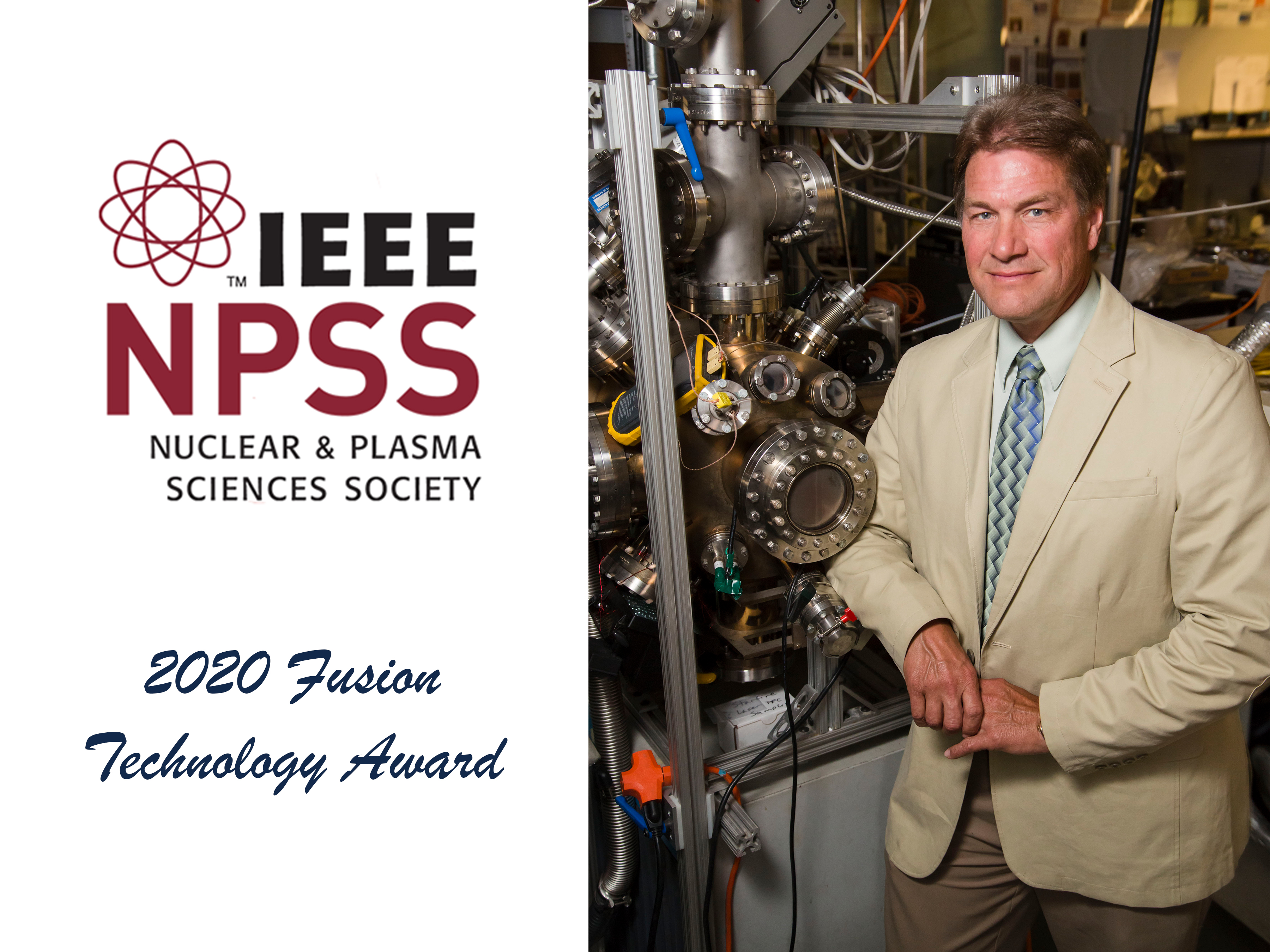 Ruzic wins IEEE NPSS 2020 Fusion Technology Award