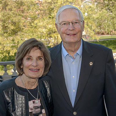 Larry Sur, vice chairman of Sur and Associates, Inc., and his wife Rosie.