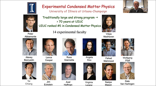 点击播放视频:教授吉姆Eckstein讨论在实验凝聚态研究小组研究的机会。