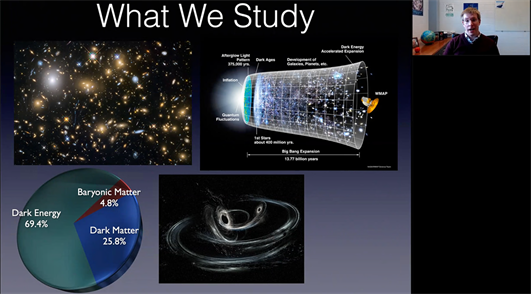 点击播放视频:教授杰夫Filippini讨论机会/相对论天体物理学研究领域内的U