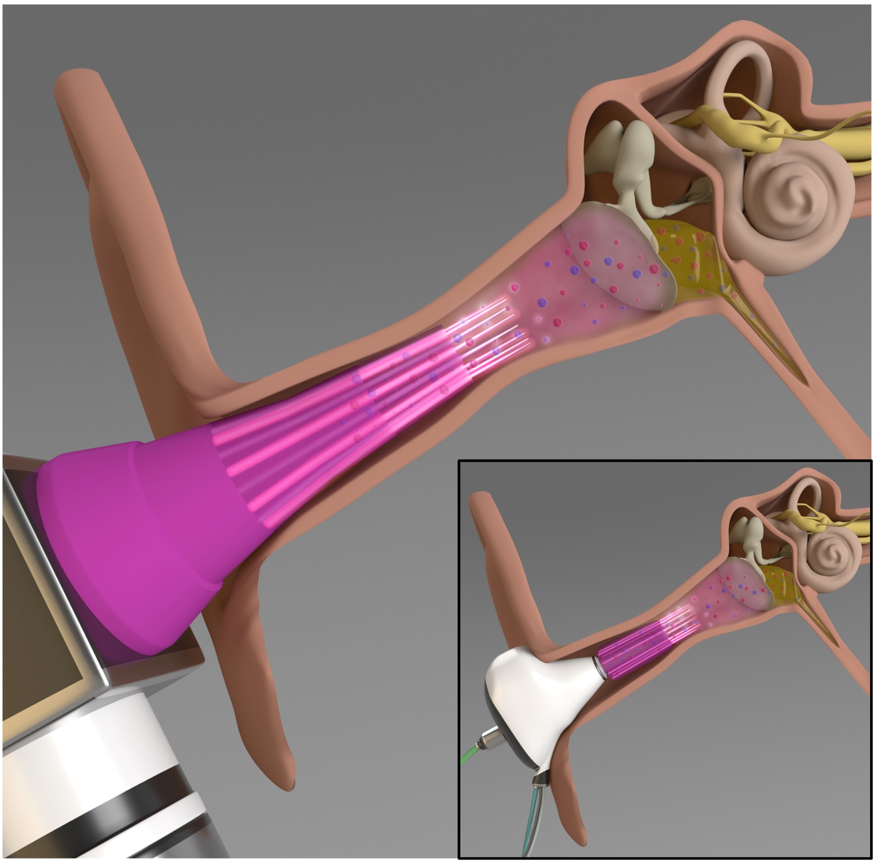 Combined plasma and otoscope