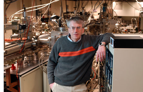 Jim Eckstein in his MBE lab