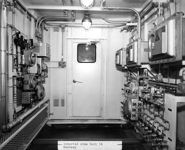 Interior view Unit 14 Doorway. Photo courtesy of Ingber.