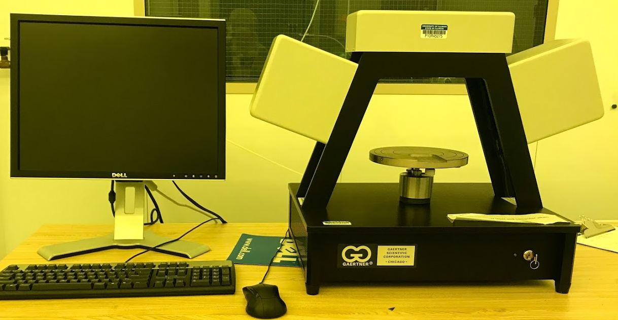 Triple Wavelength Ellipsometer